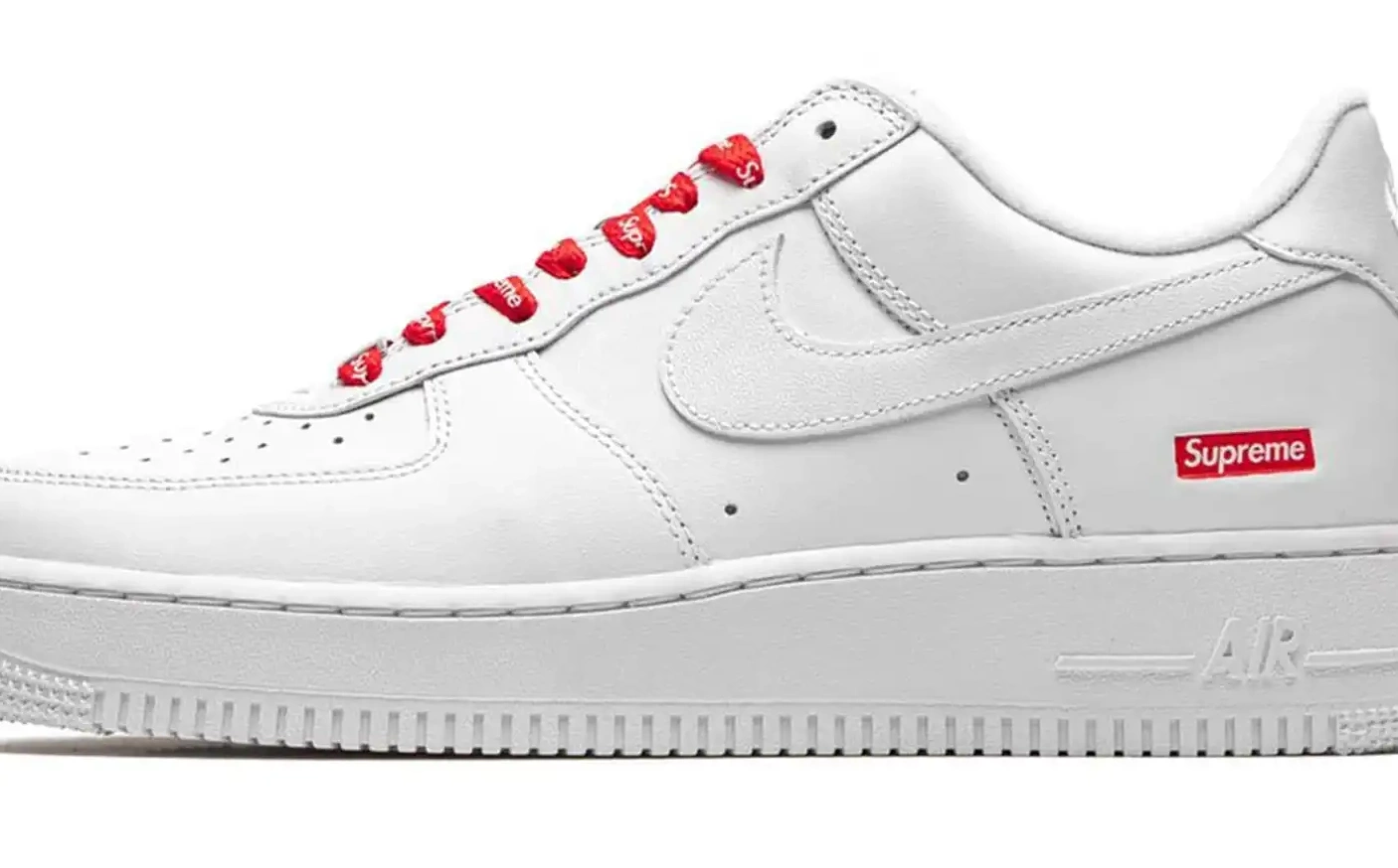 1 Nike Low White Force Air Supreme 0706